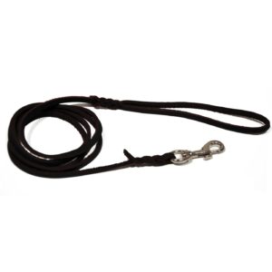 10220310 10220316 dogman laderkoppel flatat svart pistolhake Läderkoppel Flätat Dogman Svart 0,6x180cm