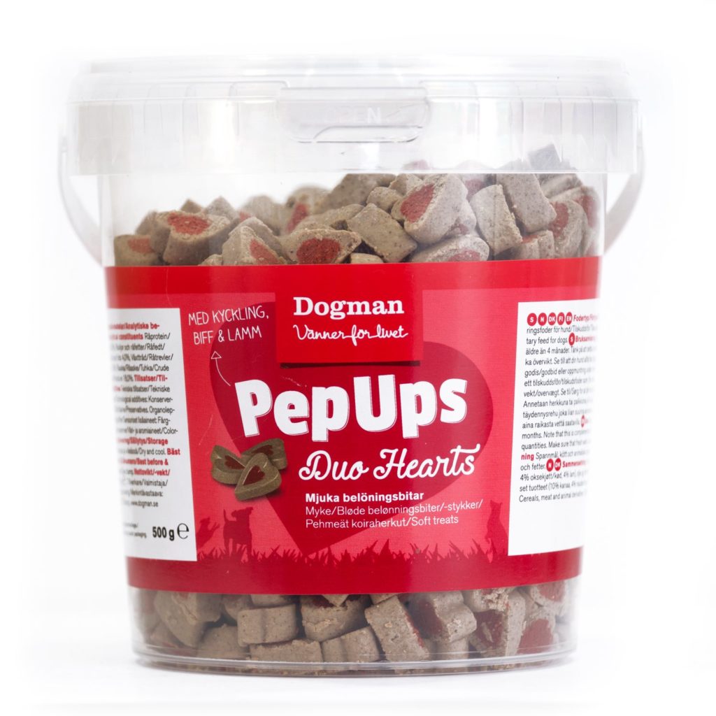 PepUps Duo Hearts 3 Smaker Dogman 500gr
