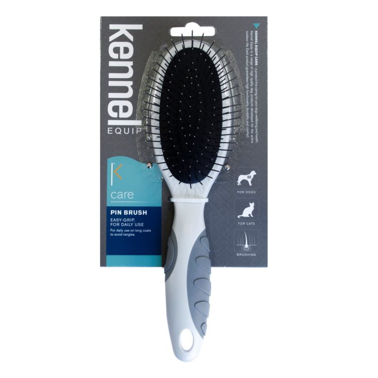 Borste För Långhårig Päls Pin Brush Grå L 23x6,5x4cm (utgått)