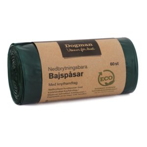Bajspåsar Nedbrytningsbara Gröna 60-pack