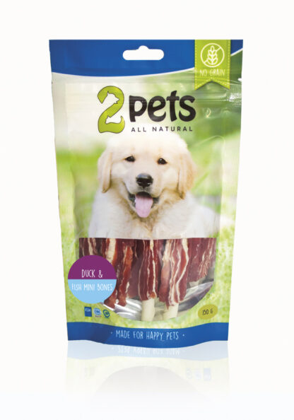 42306457 2pets dogsnack duck fish 150g