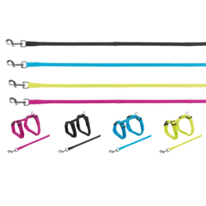 Kattsele Med Koppel Nylon 22-42cm