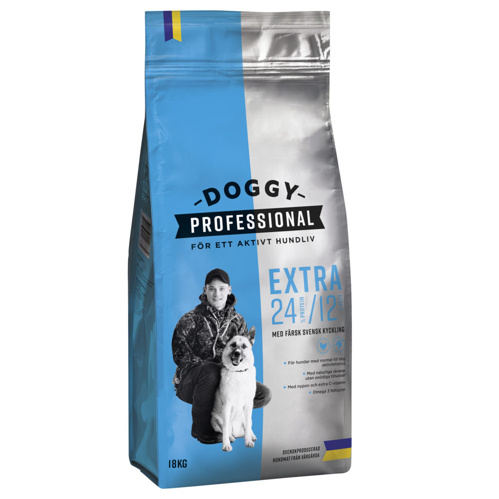 doggy professional extra blå 15kg säck