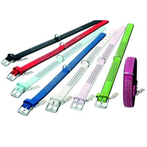 strasshalsband lader 3 radigt wpp1586012599606 Strasshalsband Läder 3-radigt Ljusblå 2,5x31-38cm