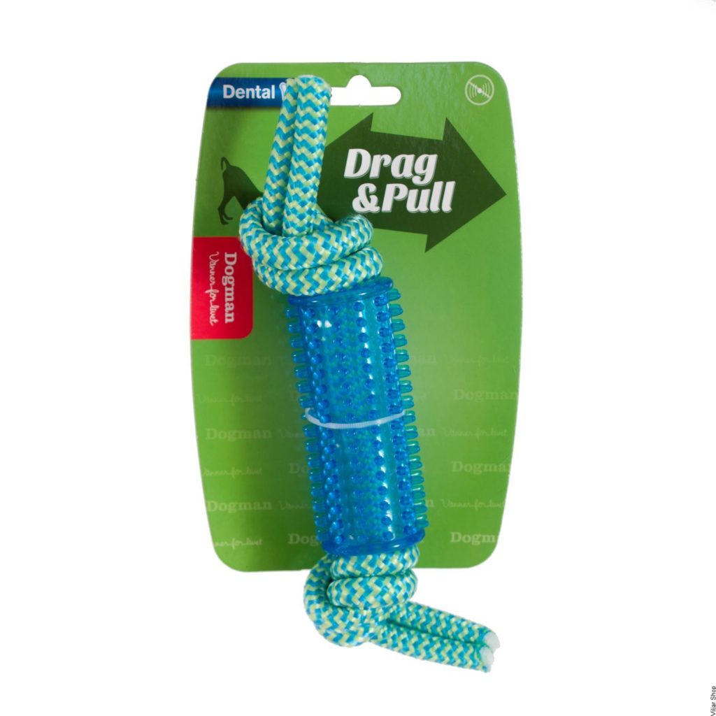 Dragpull Floss/tpr Grön/blå 28x5cm (utgått)