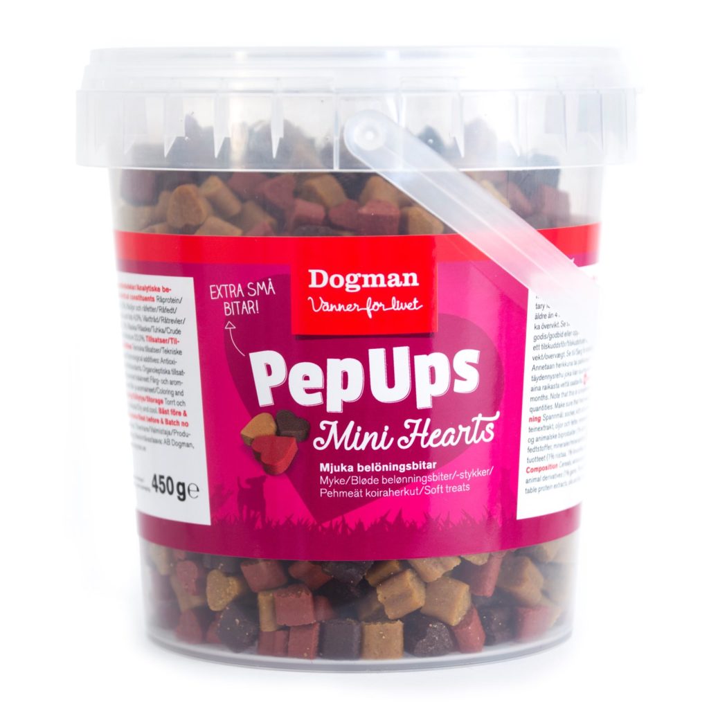 PepUps Mini Hearts Dogman 450gr