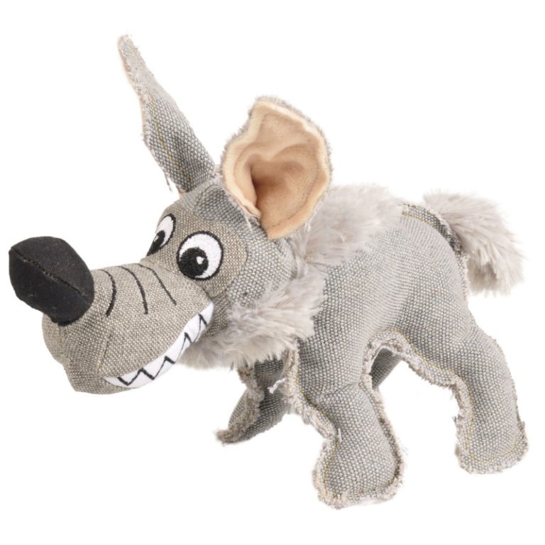 Hyena Canvas Grå