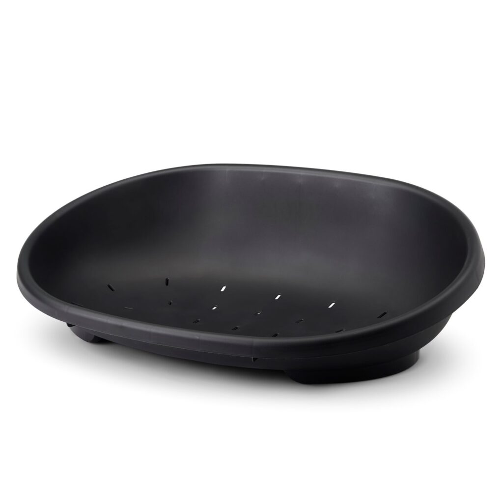 Plastbädd Snooze Svart XXL 117x80x34cm