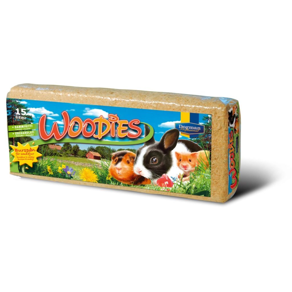 Woodies Burspån Obehandlat 15 L
