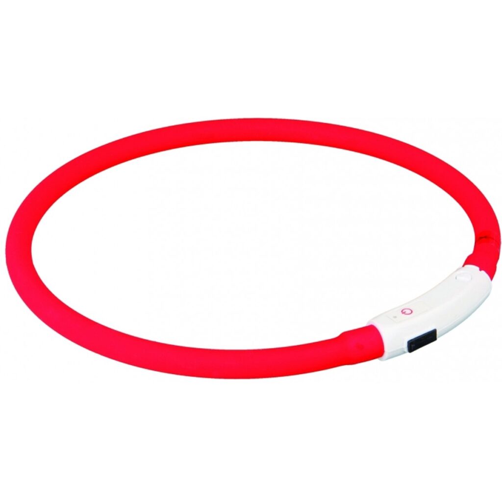 Trixie Flash Light Ring Röd M-L 0,7x45m