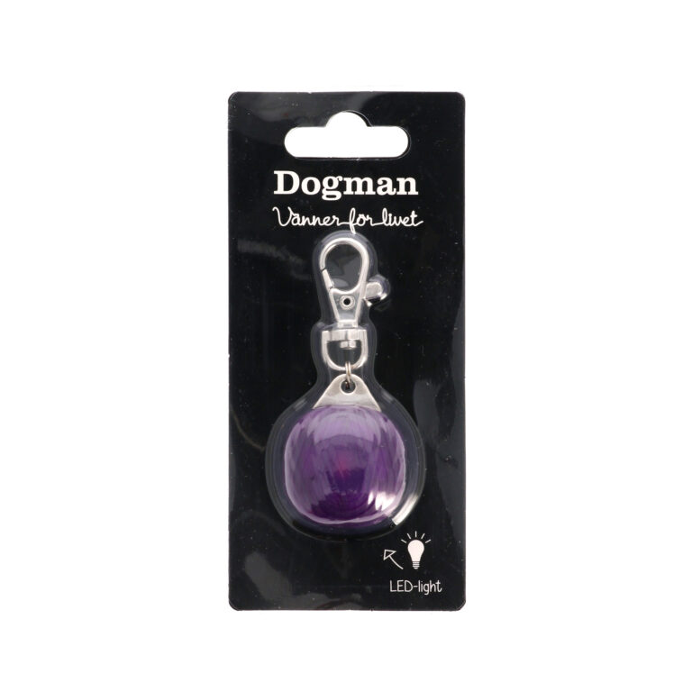 Blinklampa Burger Led Lila