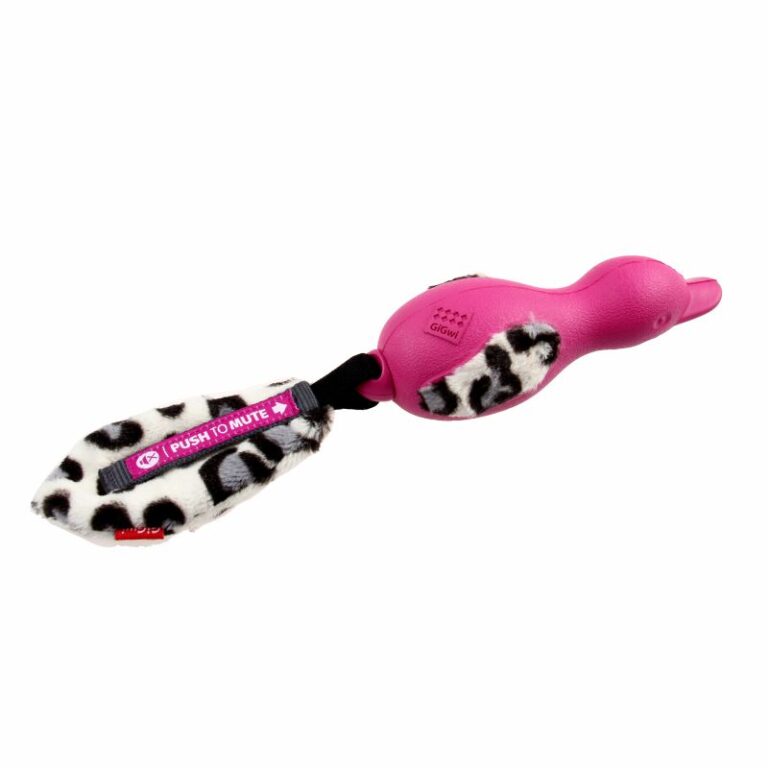 Hundleksak Push To Mute Anka Rosa M
