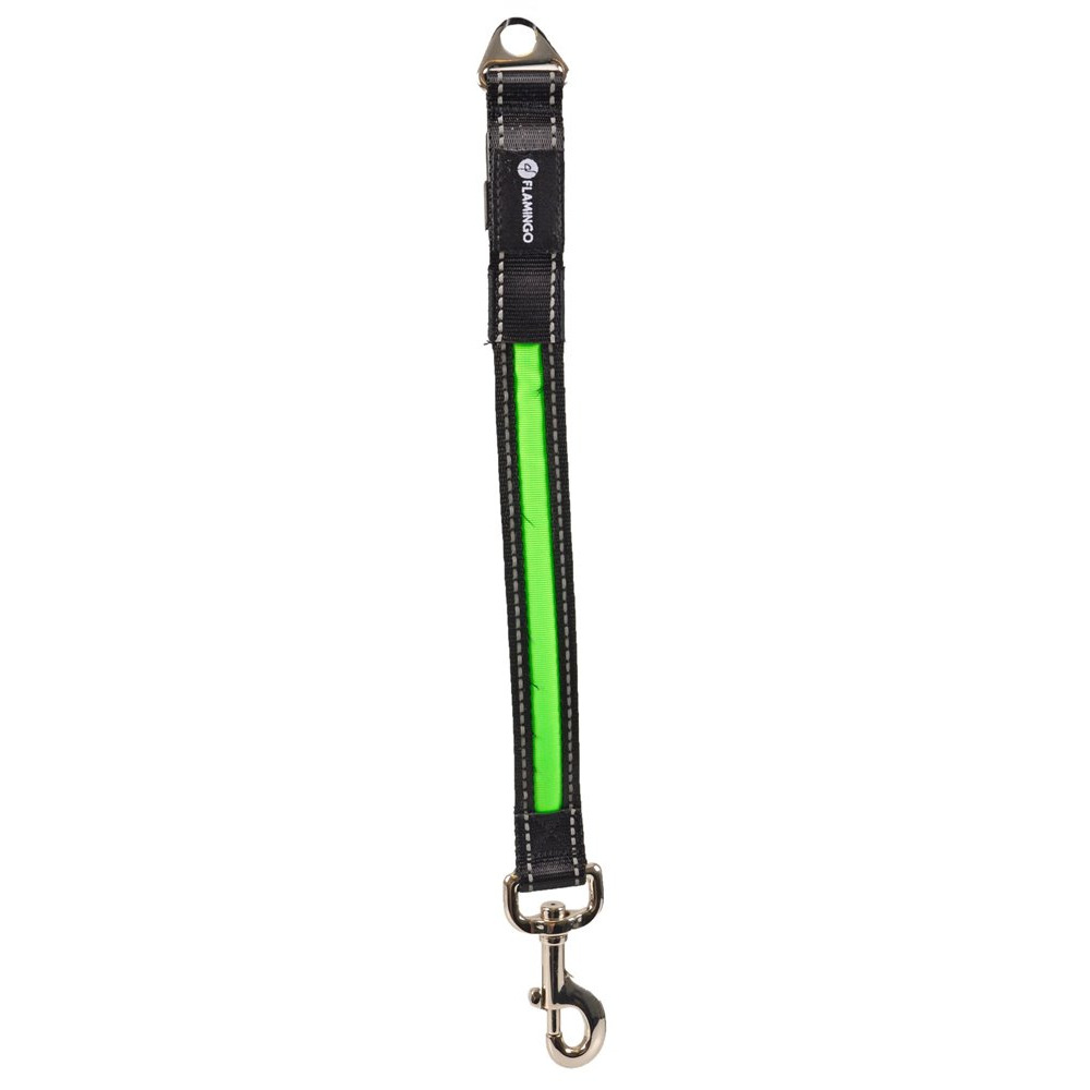 Koppelförlängare Led Och Reflex Flamingo Grön 39cm - Bild 1