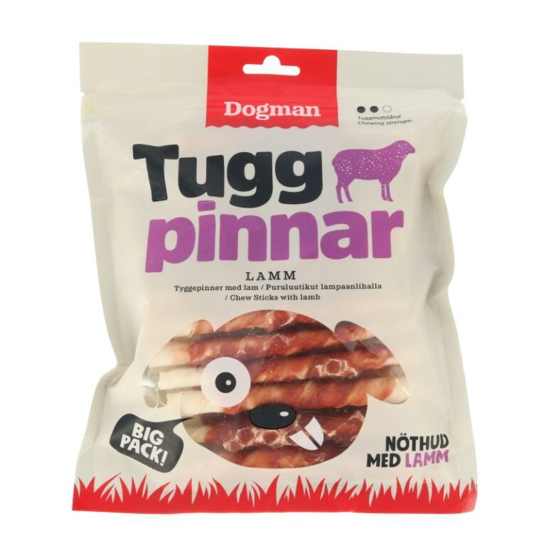 Tuggpinnar Med Lamm Dogman 25-pack VIta S 12,5cm (utgått)