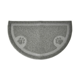 Kattlådematta Halvmåne Grå 60x36cm