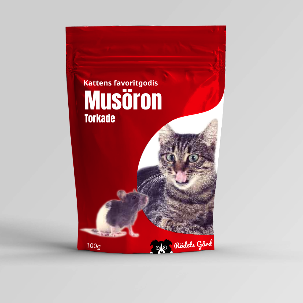 Torkade Musöron Kattgodis 100gr