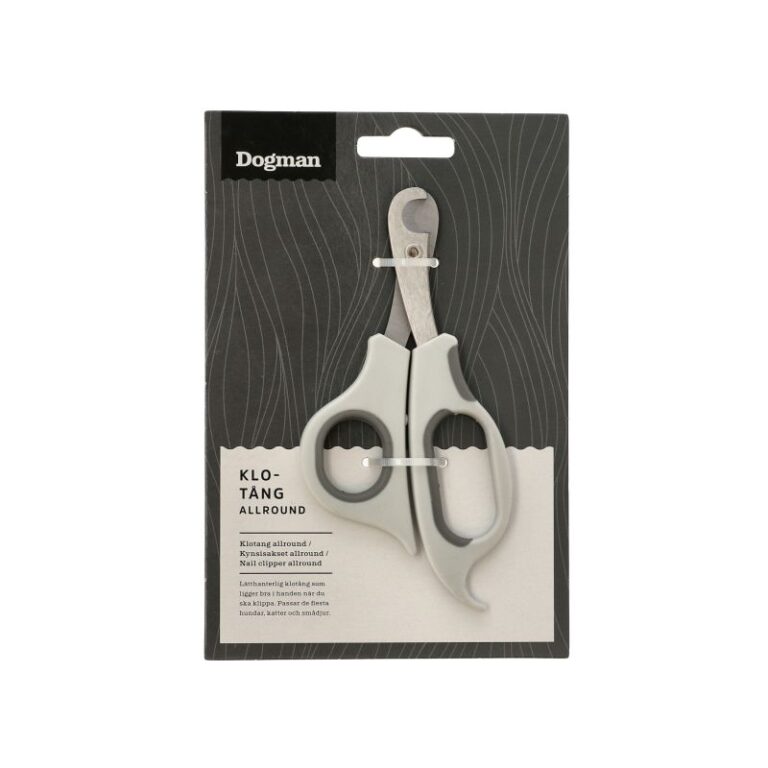 Klotång Allround Dogman Grå S 14cm