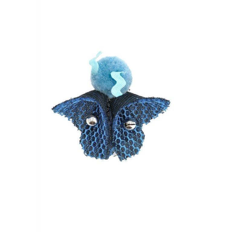 Kattleksak Nettan Fjäril Blå 8cm