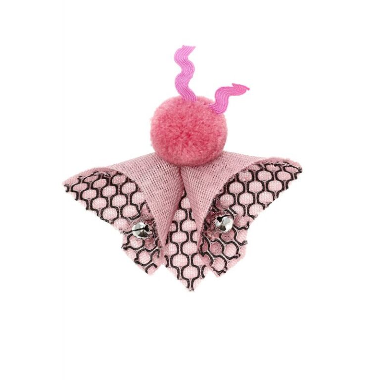Kattleksak Nettan Fjäril Rosa 8cm