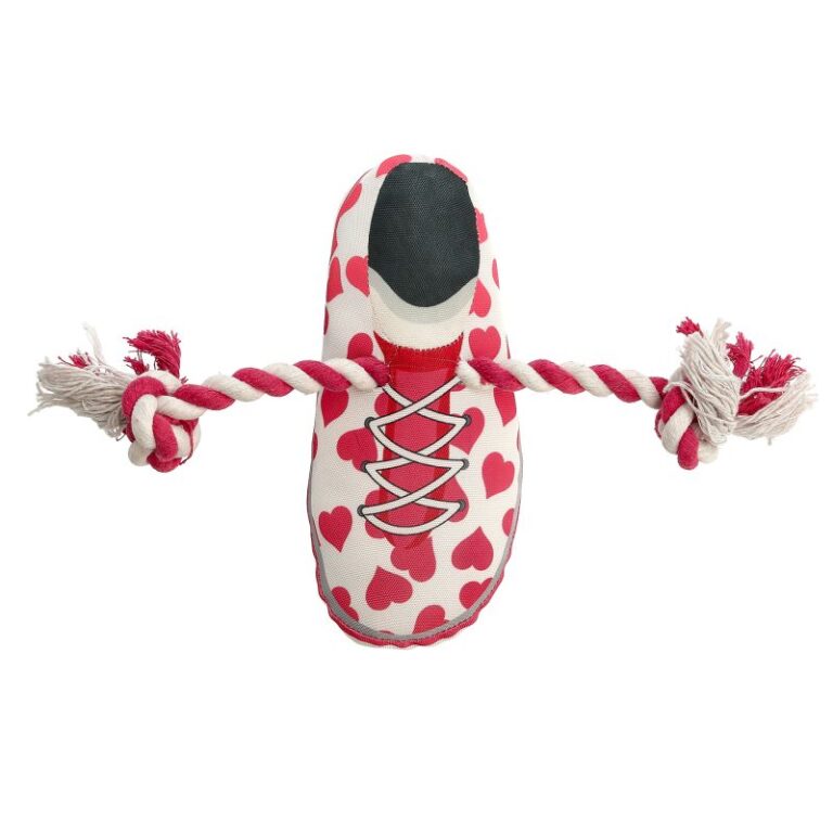 Valle Sko Med Hjärtan Rosa / Vit 21.5cm