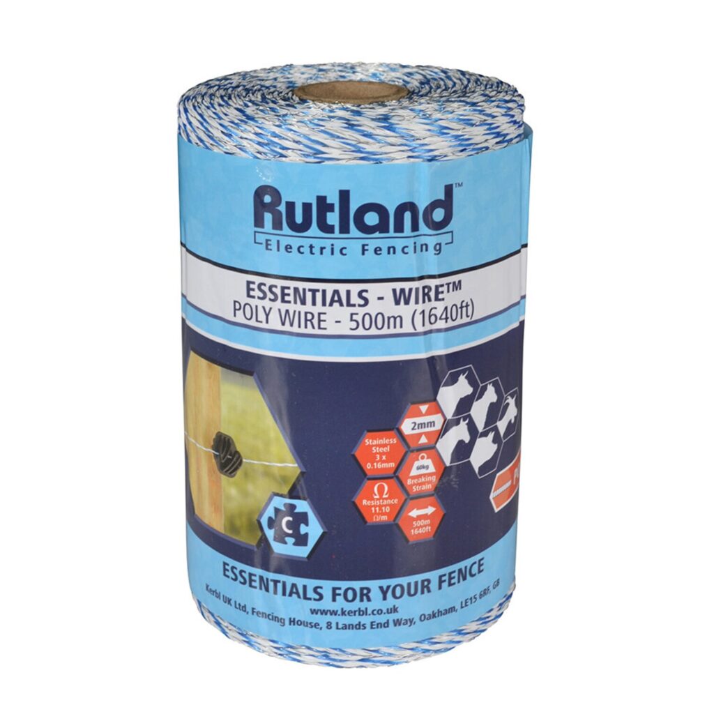 Rutland Eltråd Vit/Blå 2mm 500m
