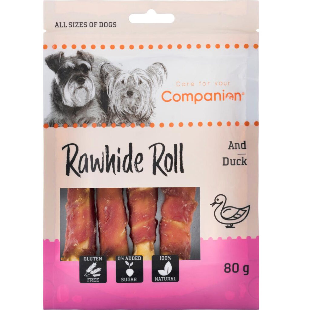 Tuggpinnar Med Anka Companion Duck Roll 80gr 5-Pack