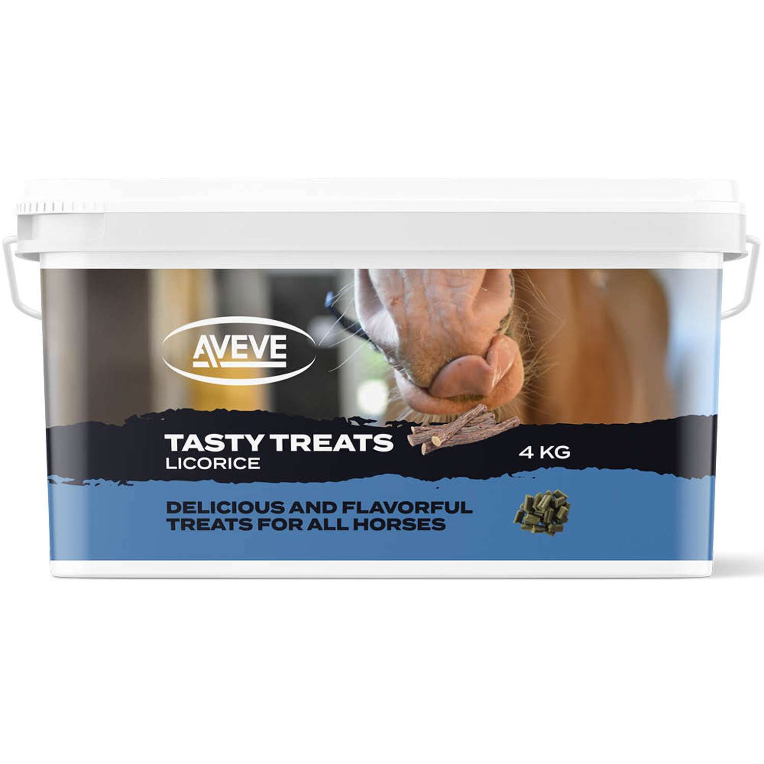 Hästgodis Aveve Tasty Treats Licorice 4kg - Bild 1