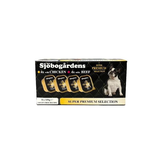 Paté Super Premium Kött & Kyckling 8-pack - Bild 1