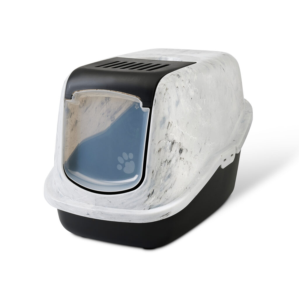 Kattlåda Savic Nestor Marble 56x39x38cm