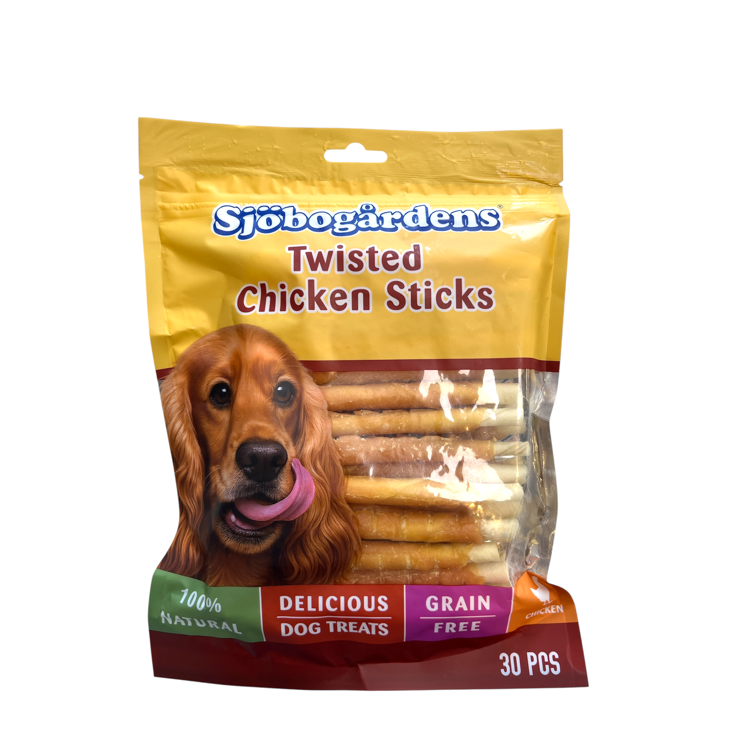 Twisted Chicken Sticks Tuggpinnar 30-pack 375gr - Bild 1