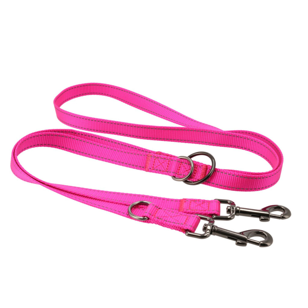 Nylonkoppel Multi Iris Rosa L 2,5x200cm