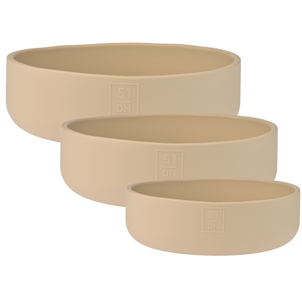 Sili Bowl / Skål i Silikon Sand 1400ml
