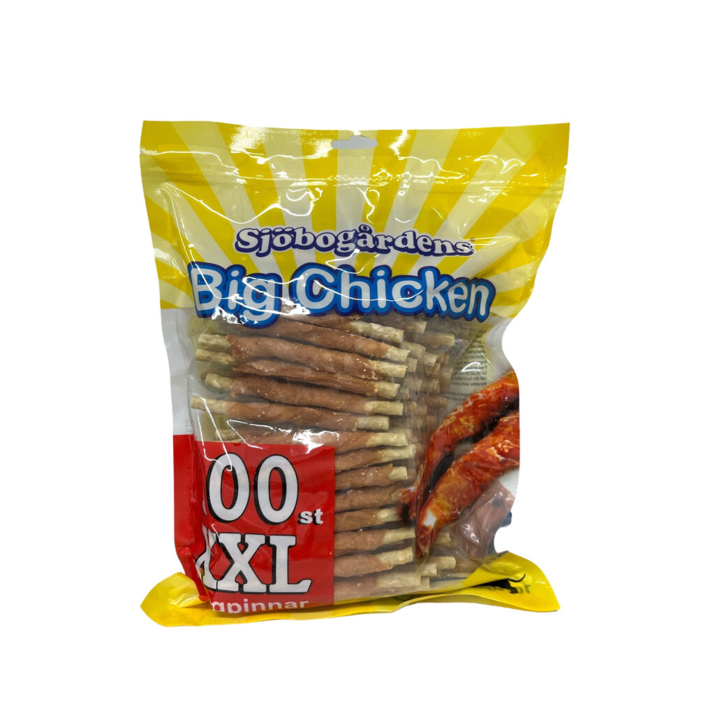 Big Chicken XXL Malda Tuggpinnar Med Kyckling 100-pack