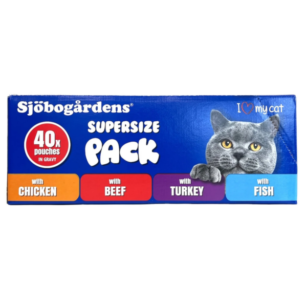 I Love My Cat Kattmat Supersize Pack 40x100gr