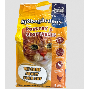 Sjöbogårdens Kattmat Fågel och Grönsaker 4kg - Bild 1