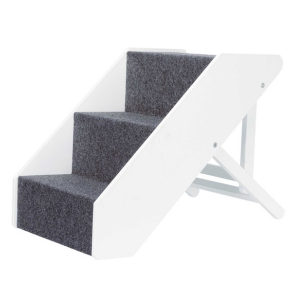 Trappa MDF Justerbar Höjd Trixie Vit 40x67cm