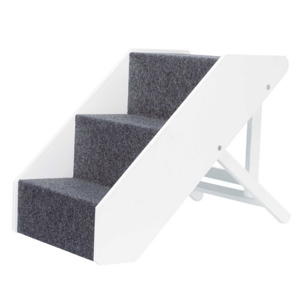 Trappa MDF Justerbar Höjd Trixie Vit 40x67cm - Bild 1