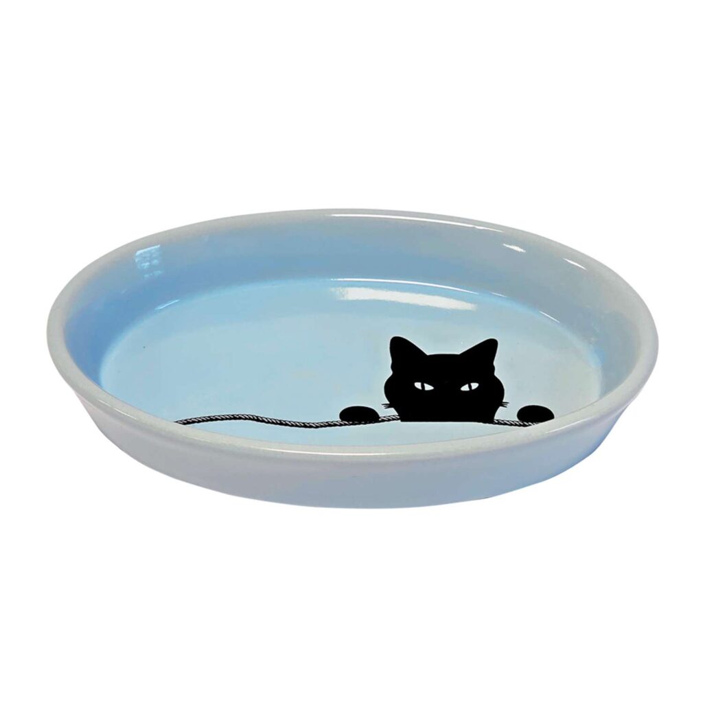Keramikskål Katt Wilson Oval Rosa 120ml