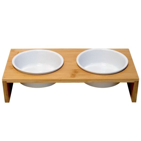 Matbar Ilus Nobby Trä ink. Skålar 2x500 ml M