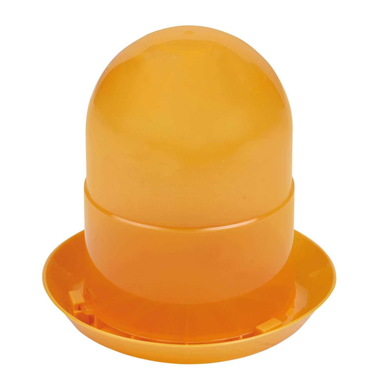 Foderautomat Kyckling Plast Nobby Orange 2kg - Bild 1