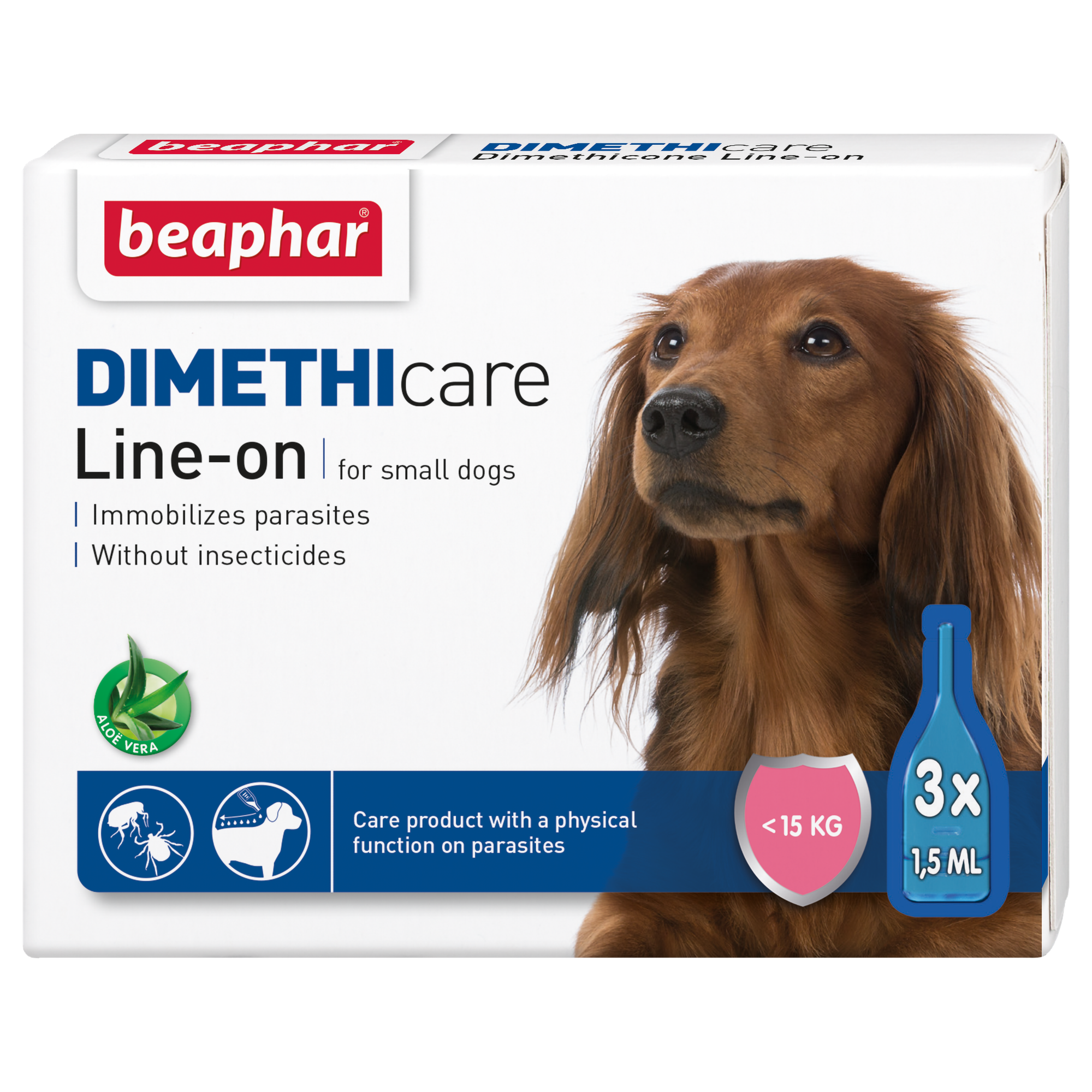 Fästingmedel Beaphar Dimethicare Line-On Hund -15kg - Bild 1