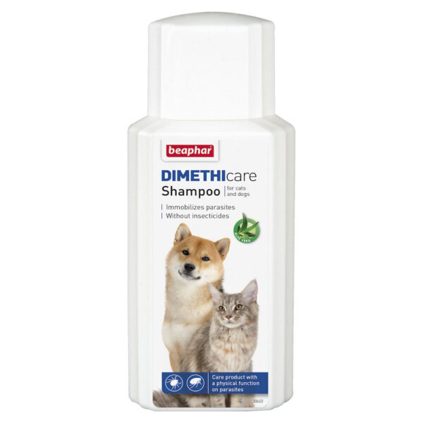 Fästingschampo Beaphar Dimethicare Hund & Katt 200ml