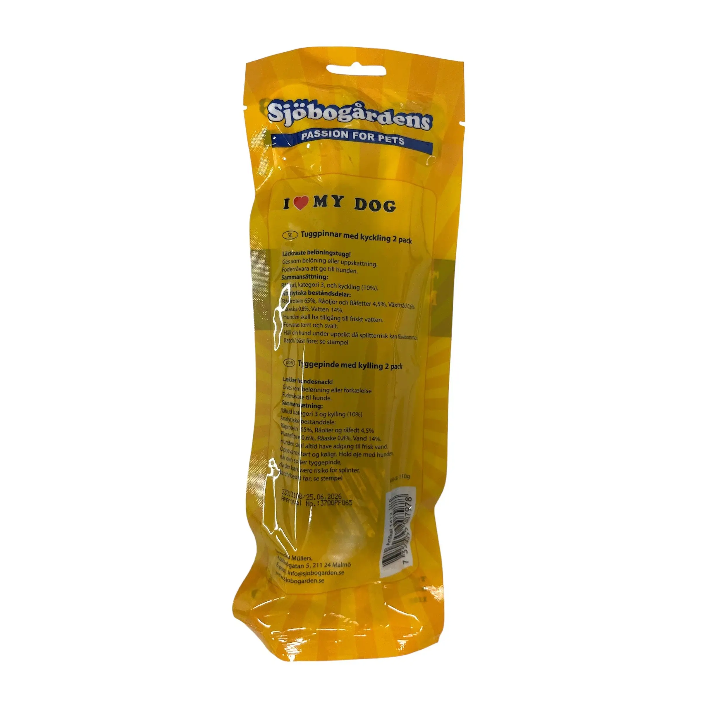 Chew Rolls With Chicken Sjöbogårdens 2-pack - Bild 2