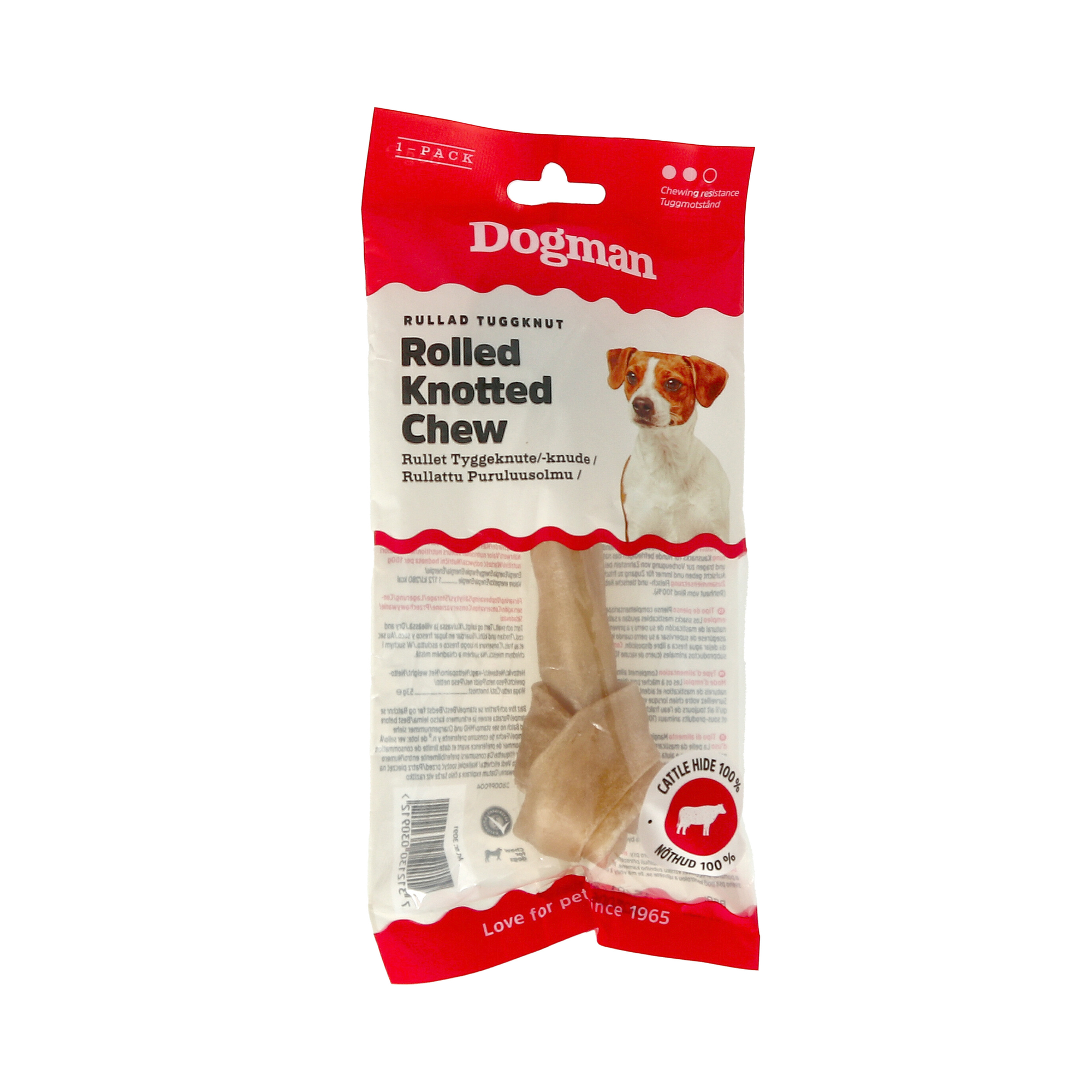 Tuggknut Rullad Dogman 15cm - Bild 1