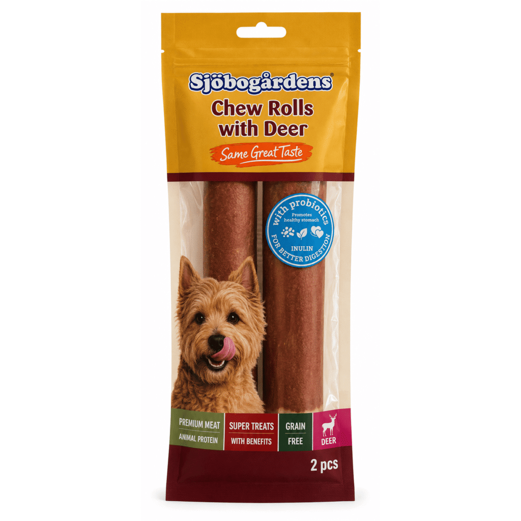 Chew Rolls Hjort Med Insulin 20cm 2-pack
