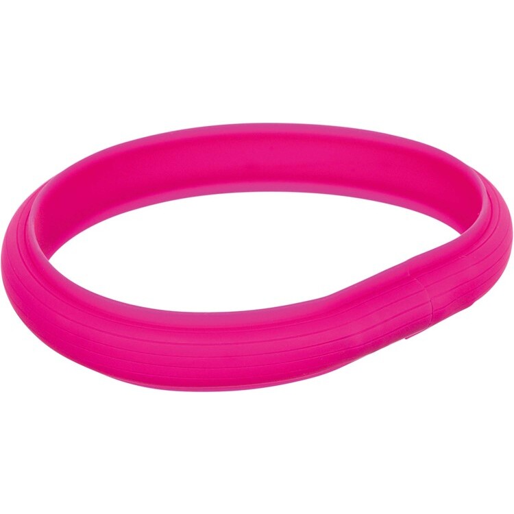 trixie ljusband led rosa Trixie Flash Light Band Rosa L-XL 3x70cm
